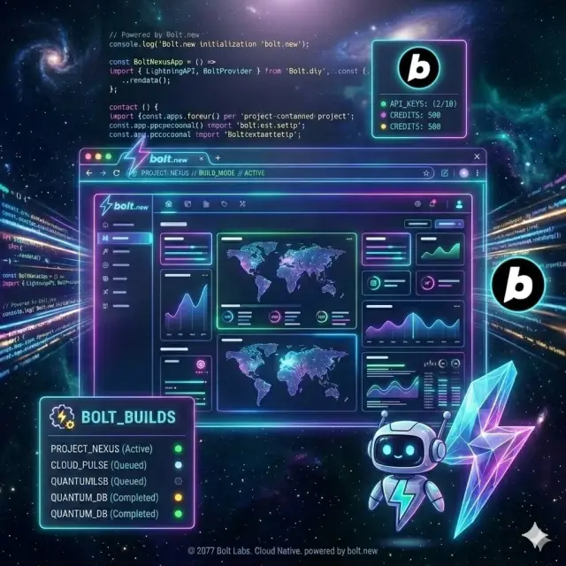 Bolt.new — браузерный ИИ-редактор от StackBlitz: полный обзор функционала, тарифов, ограничений и честное сравнение с Lovable в 2026 году.